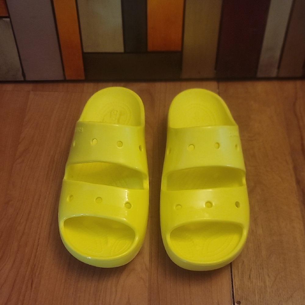 Shiny Neon With Gloss Crocs
